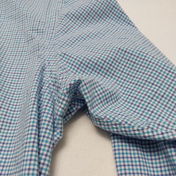Ralph Lauren Button Down Shirt Long Sleeve Blue Check Men's XXL - Picture 13 of 16